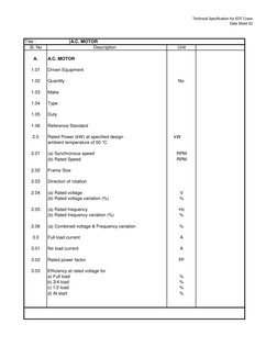 EOT Crane Technical Specifications | PDF | Crane (Machine) | Electric Motor