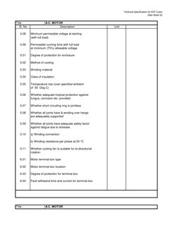 EOT Crane Technical Specifications | PDF | Crane (Machine) | Electric Motor