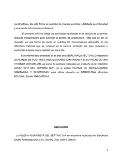 constructoras. De esta forma se describe de manera explícita y detallada la continuidad
y avance de la formación profesional.