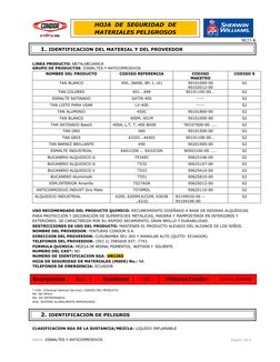 SE23-K 
MSDS:  ESMALTES Y ANTICORROSIVOS.