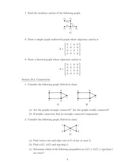Discrete Math Final Exam Practice Problems | PDF | Vertex (Graph Theory ...