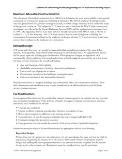 Architect/Engineer Fee Guidelines for Public Works | PDF | Architect ...