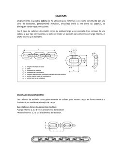 CADENAS 
Originalmente, la palabra cadena  (http://es.wikipedia.org/wiki/Cadena_(objeto))se ha utilizado para referirse a un