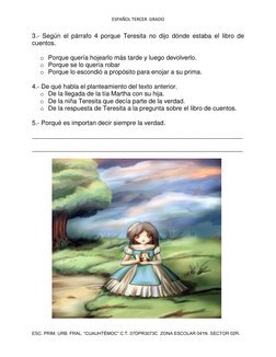 ESPAÑOL TERCER  GRADO 
 
ESC. PRIM. URB. FRAL. “CUAUHTÉMOC” C.T. 07DPR3073C  ZONA ESCOLAR 041NI SECTOR 02R. 
Mhttp://francisc