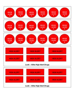 High Alert Medication Labels and Codes | PDF | Cooking, Food & Wine ...