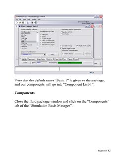 Page 8 of 92 
 
 
 
Note that the default name “Basis-1” is given to the package, 
and our components will go into “Component