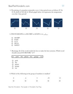 BeatTheWonderlic.com   
 
 
 
Beat the Wonderlic: The Leader in Wonderlic Test Prep 
 
5. The pricing of a popular commodity