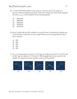 BeatTheWonderlic.com   
 
 
 
Beat the Wonderlic: The Leader in Wonderlic Test Prep 
 
25. A total of $720,000 will be evenly