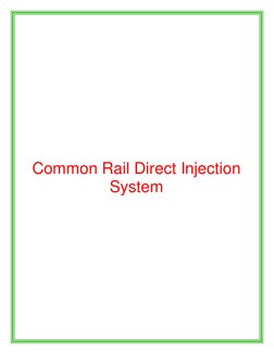  
 
 
 
 
 
 
 
 
 
 
 
 
 
Common Rail Direct Injection 
System 
 
 
 
 
 
 
 
 
 
 
 
 
 
 
