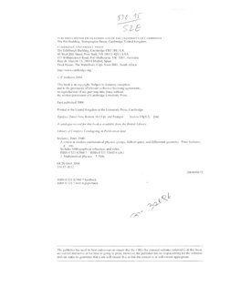Szekeres' Modern Mathematical Physics | PDF