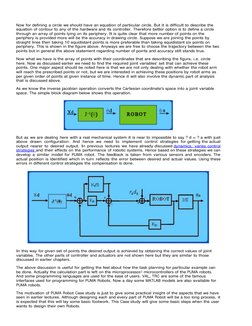 Now for defining a circle we should have an equation of particular circle. But it is difficult to describe the
equation of