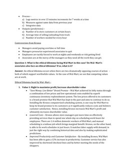  
Process – 
a) Logs metrics in over 15 minutes increments for 7 weeks at a time 
b) Measures against same data from previou