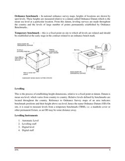 RPK 
 4 
 
Ordnance benchmark – In national ordnance survey maps, heights of locations are shown by 
spot levels. These heigh