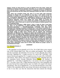 appeal, merely on that ground, in view of Section 99 of the Code, unless the 
conditions of Section 99 are satisfied. Therefo