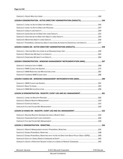 Page 6 of 361 
 
Microsoft | Services 
© 2012 Microsoft Corporation 
ITOE Educate 
Microsoft Confidential 
EXERCISE 1: CREATE