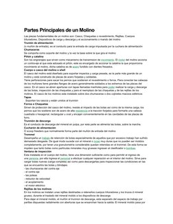 Partes Principales de un Molino
Las piezas fundamentales de un molino son: Casco, Chaquetas o revestimiento, Rejillas, Cuerpo