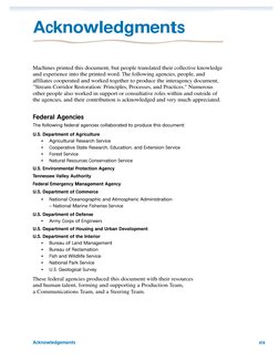 Acknowledgements
xix
Machines printed this document, but people translated their collective knowledge
and experience into the