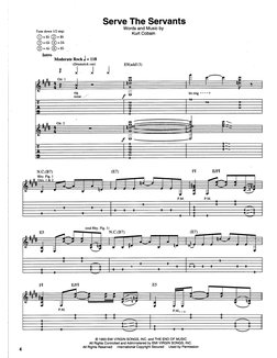 Nirvana in Utero Songbook | PDF