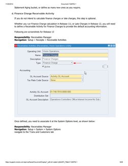 Statement Generation Program (ARXSGP) Overview Setup and ...