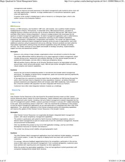 management suite vendors.
It needs to improve its brand awareness in the talent management suite market to drive more net
new