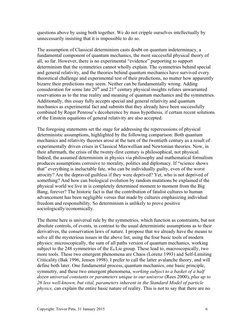 Copyright: Trevor Pitts, 31 January 2015	  
6	  
questions above by using both together. We do not cripple ourselves inte