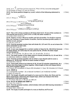 2 
speeds  are 4, 
, and 8 kms per hour respectively. When will they meet at the starting point? 
(A) 22 hrs(B) 12 hrs(C) 1