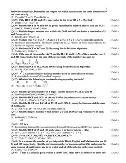 3 
4m50cm respectively. Determine the longest rod which can measure the three dimensions of 
the room exactly  
(A) 65cm(B)
