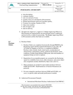 Version No.: 1.5 
 
 
 
ORA LABORATORY PROCEDURE 
Food and Drug Administration 
 
Document No.: 
ORA-LAB.4.6 
Page 3 of 7 
Ti