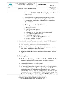 Version No.: 1.5 
 
 
 
ORA LABORATORY PROCEDURE 
Food and Drug Administration 
 
Document No.: 
ORA-LAB.4.6 
Page 4 of 7 
Ti