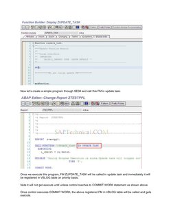 Debugging Update and Background Tasks in ABAP | PDF | Debugging | Computing