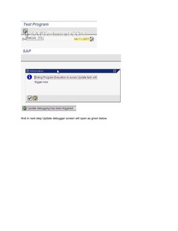 Debugging Update and Background Tasks in ABAP | PDF | Debugging | Computing