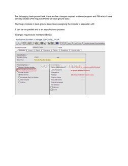 Debugging Update and Background Tasks in ABAP | PDF | Debugging | Computing