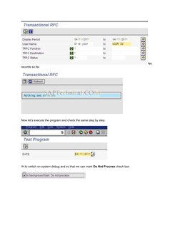 Debugging Update and Background Tasks in ABAP | PDF | Debugging | Computing