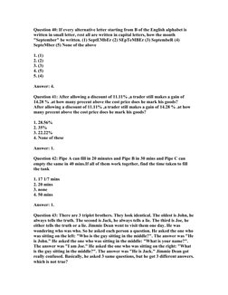 General Aptitude Test Questions & Answers | PDF