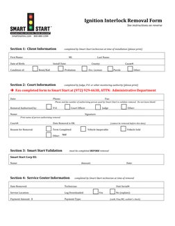 Sect
First N
Date o
Condi
 
 
 
Sect
 F
Date: 
             
Remo
Name
             
Court
Reaso