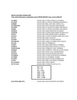 PDMS Command Reference Guide | PDF | Autodesk | Computer Aided Design