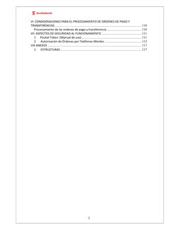 3 
VI  CONSIDERACIONES PARA EL PROCESAMIENTO DE ORDENES DE PAGO Y 
TRANSFERENCIAS..........................................