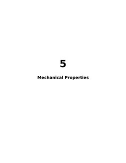 5
Mechanical Properties
