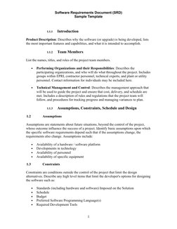 Software Requirements Document Template | PDF | Reliability Engineering ...