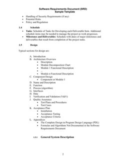 Software Requirements Document Template | PDF | Reliability Engineering ...