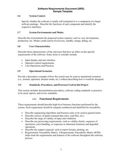 Software Requirements Document Template | PDF | Reliability Engineering ...