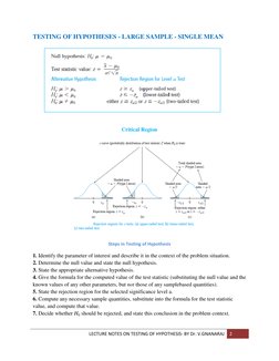 Hypothesis Testing Lecture Notes | PDF | Statistical Hypothesis Testing ...