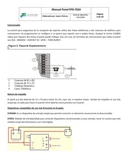 Manual Panel FPD-7024 
 
Página 
2 de 10 
Elaborado por: Javier Chérrez 
Fecha de elaboración:       
21/11/2014 
 
Comun