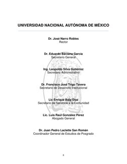 II 
 
 
 
UNIVERSIDAD NACIONAL AUTÓNOMA DE MÉXICO 
_________________________________________________ 
 
 
Dr. José Narro