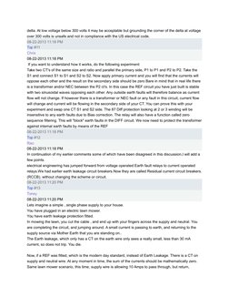 delta. At low voltage below 300 volts it may be acceptable but grounding the corner of the delta at voltage 
over 300 volts i