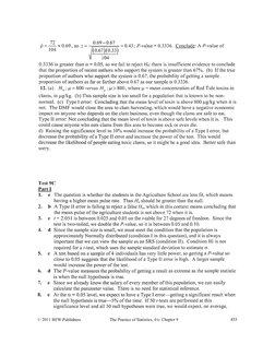 AP Statistics Chapter 9C Test | PDF | Probability And Statistics ...