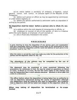 Deposition Rules and Uses Explained | PDF | Deposition (Law ...