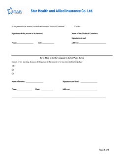MER Medical Examination Report Form | PDF | Physical Examination ...