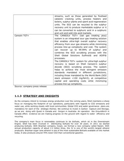 streams,  such  as  those  generated  by  fluidised
catalytic  cracking  units,  process  heaters  and
boilers, sulphur plant