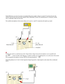 Small differences can arise if you have not adjusted the power supply voltage to exactly 9 V and also because